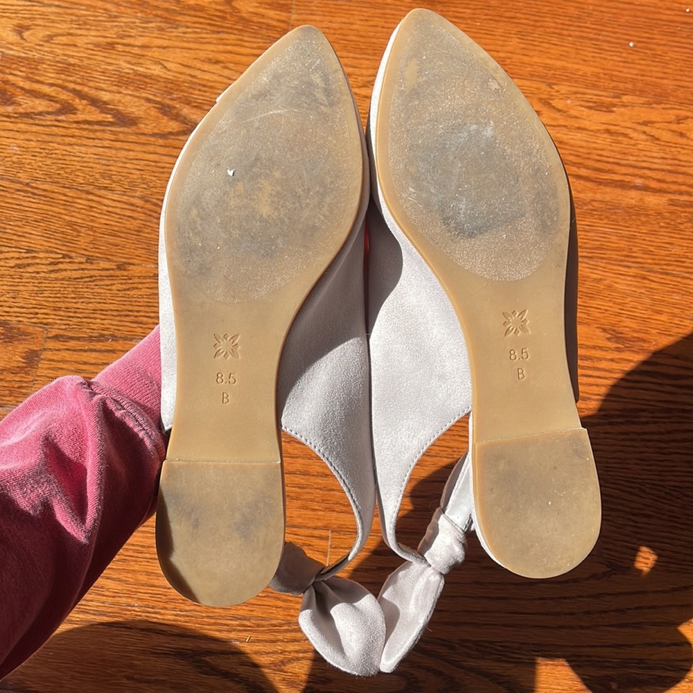 Lilac bow flats - Picture 4 of 6